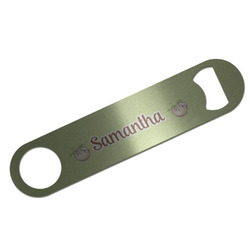 Sloth Bar Bottle Opener - Silver w/ Name or Text