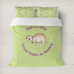 Sloth Duvet Cover Set - Full / Queen (Personalized)