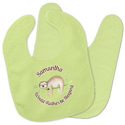 Sloth Baby Bib w/ Name or Text