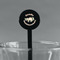 Sloth Black Plastic 7" Stir Stick - Round - Main