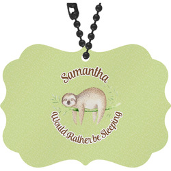 Sloth Rear View Mirror Charm (Personalized)