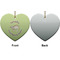 Sloth Ceramic Flat Ornament - Heart Front & Back (APPROVAL)