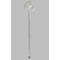 Sloth Clear Plastic 7" Stir Stick - Round - Single Stick