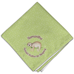 Sloth Cloth Dinner Napkin - Single w/ Name or Text