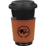 Sloth Leatherette Cup Sleeve - Single Sided (Personalized)