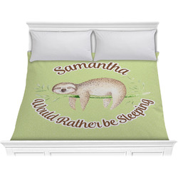 Sloth Comforter - King (Personalized)