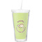 Sloth Double Wall Tumbler with Straw (Personalized)