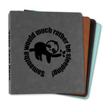 Sloth Leather Binder - 1" (Personalized)