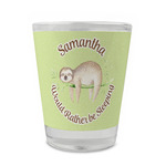 Sloth Glass Shot Glass - 1.5 oz - Single (Personalized)