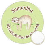 Sloth Printed Cookie Topper - 3.25" (Personalized)