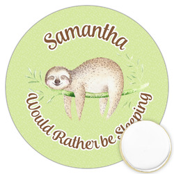 Sloth Printed Cookie Topper - 3.25" (Personalized)