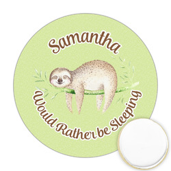 Sloth Printed Cookie Topper - 2.5" (Personalized)