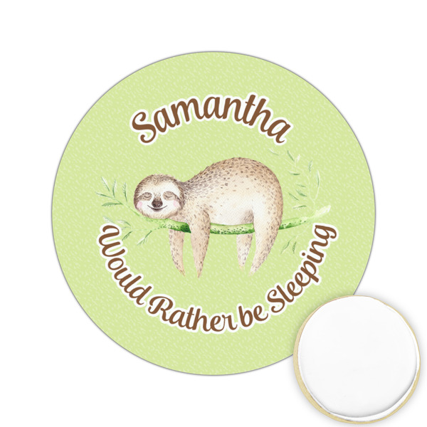 Custom Sloth Printed Cookie Topper - 2.15" (Personalized)