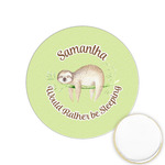 Sloth Printed Cookie Topper - 1.25" (Personalized)