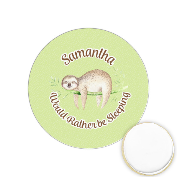 Custom Sloth Printed Cookie Topper - 1.25" (Personalized)