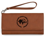 Sloth Ladies Leatherette Wallet - Laser Engraved - Rawhide (Personalized)