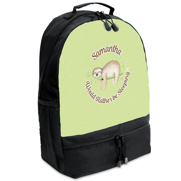 Custom Sloth Backpacks - Black (Personalized)