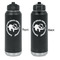 Sloth Laser Engraved Water Bottles - Front & Back Engraving - Front & Back View