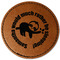 Sloth Leatherette Patches - Round