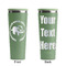 Sloth Light Green RTIC Everyday Tumbler - 28 oz. - Front and Back