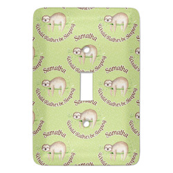 Sloth Light Switch Cover (Single Toggle) (Personalized)