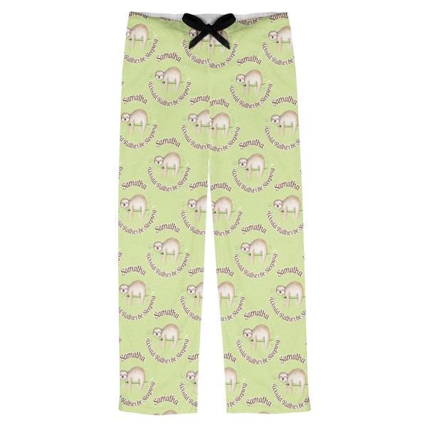 Custom Sloth Mens Pajama Pants (Personalized)