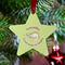 Sloth Metal Star Ornament - Lifestyle