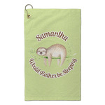 Sloth Microfiber Golf Towel - Small (Personalized)