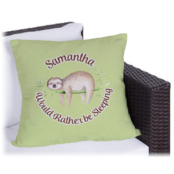 Sloth Outdoor Pillow - 18" (Personalized)