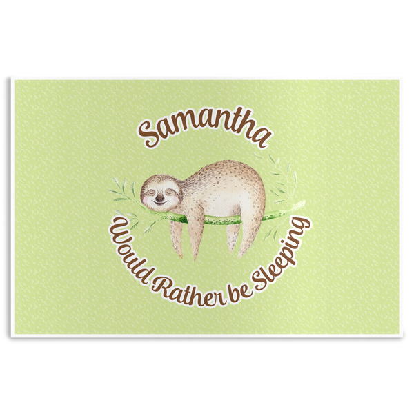 Custom Sloth Disposable Paper Placemats (Personalized)