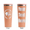 Sloth Peach RTIC Everyday Tumbler - 28 oz. - Front and Back