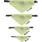 Sloth Pet Bandana Sizes