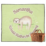 Sloth Outdoor Picnic Blanket (Personalized)