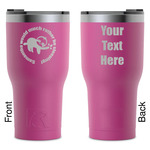 Sloth RTIC Tumbler - Magenta - Laser Engraved - Double-Sided (Personalized)