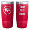 Sloth Red Polar Camel Tumbler - 20oz - Double Sided - Approval