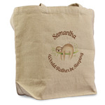Sloth Reusable Cotton Grocery Bag - Single (Personalized)