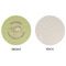 Sloth Round Linen Placemats - APPROVAL (single sided)