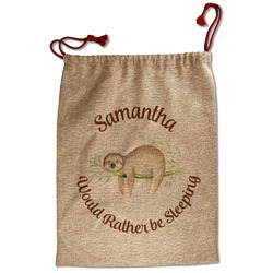 Sloth Santa Sack - Front (Personalized)