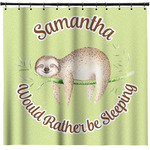 Sloth Shower Curtain - Custom Size (Personalized)