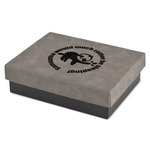 Sloth Small Gift Box w/ Engraved Leather Lid (Personalized)