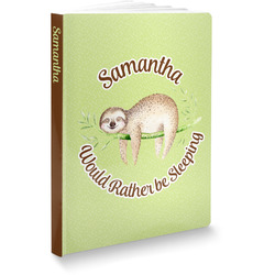 Sloth Softbound Notebook - 7.25" x 10" (Personalized)