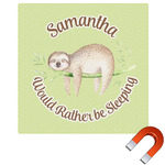 Sloth Square Car Magnet - 10" (Personalized)