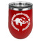 Sloth Stainless Wine Tumblers - Red - Double Sided - Front