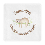 Sloth Decorative Paper Napkins (Personalized)