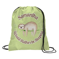 Sloth Drawstring Backpack - Small (Personalized)