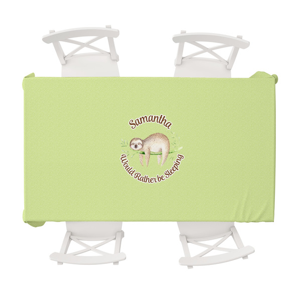 Custom Sloth Tablecloth - 58"x102" (Personalized)