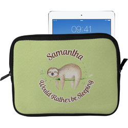 Sloth Tablet Case / Sleeve - Large (Personalized)