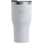 Sloth RTIC Tumbler - White - Engraved Front (Personalized)