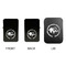 Sloth Windproof Lighters - Black, Double Sided, w Lid - APPROVAL