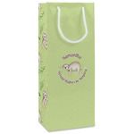 Sloth Wine Gift Bags - Matte (Personalized)